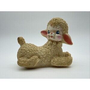 Vintage 1950’s  Stahlwood Lamb Rubber Squeak Toy